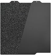 AJOYIB 184mm Smooth PEI & Textured PEI 3D Printing Bed Adhesive Build Plate – Compatible with Bam...