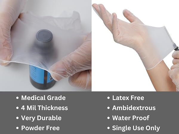 exam plastic guantes desechables surgical care cleaner dish handling two tattoo service kitchen