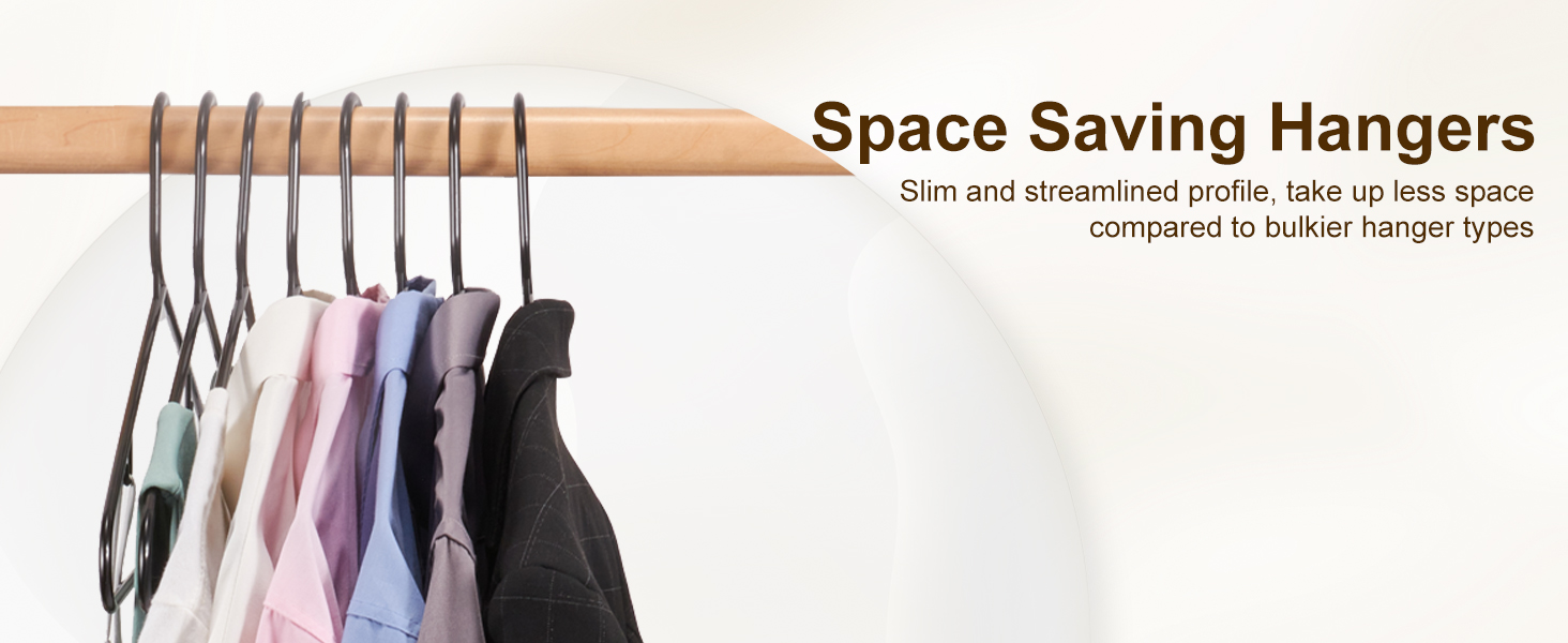 slim hangers space saving
