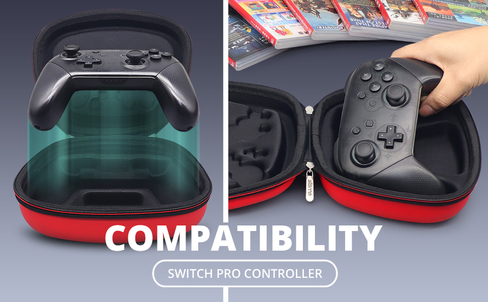 nintendo switch pro controller travel storage case
