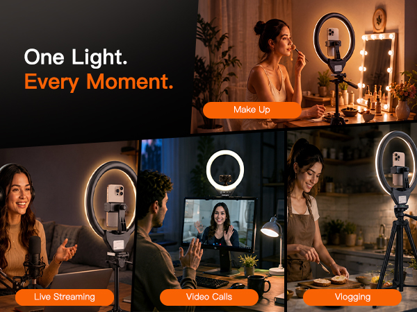 phone tripod with light
