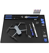 STREBITO Soldering Mat Large, Repair Mat Heat Resistant 932°F, Silicone Work Mat Magnetic Screw M...