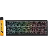 ATTACK SHARK X68PRO HE 60% Wireless Rapid Trigger Gaming Keyboard with Adjustable Actuation,8K Po...