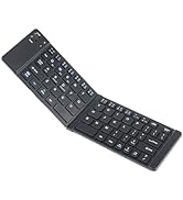 Foldable Bluetooth Mini Wireless Keyboard - 66 Keys, Tri-Mode, Rechargeable - Compatible with iOS...
