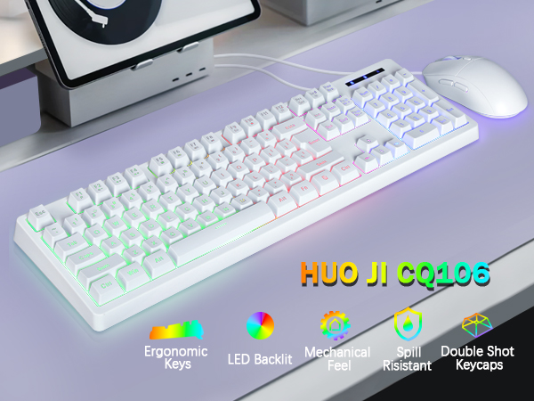 wired keyboard and mosue