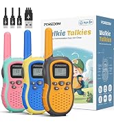 FOREDOM Rechargeable Walkie Talkies for Kids Walkie Talkies Long Range for Boy & Girl Age 3 to 12...