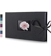 Fabmaker Small Photo Album 4x6, Picture Album Holds 24 Horizontal Photos, Linen Fabric Cover Pict...