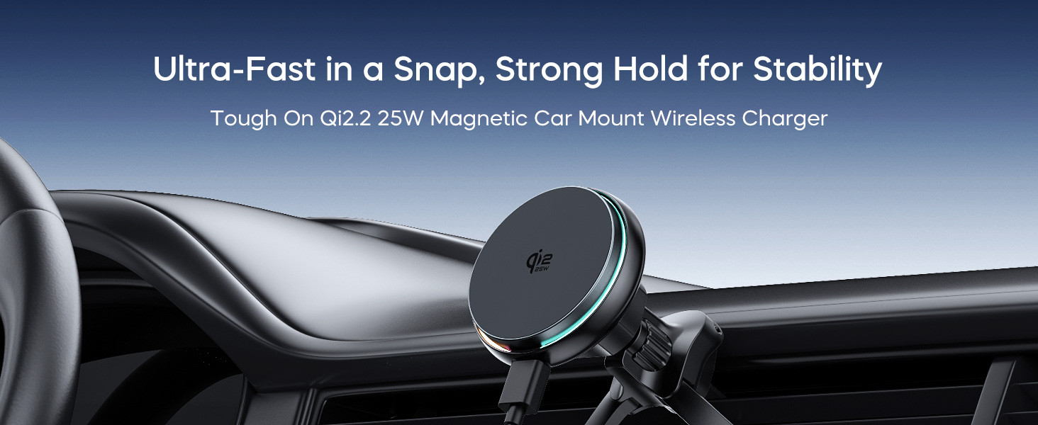 25W wireless car charger