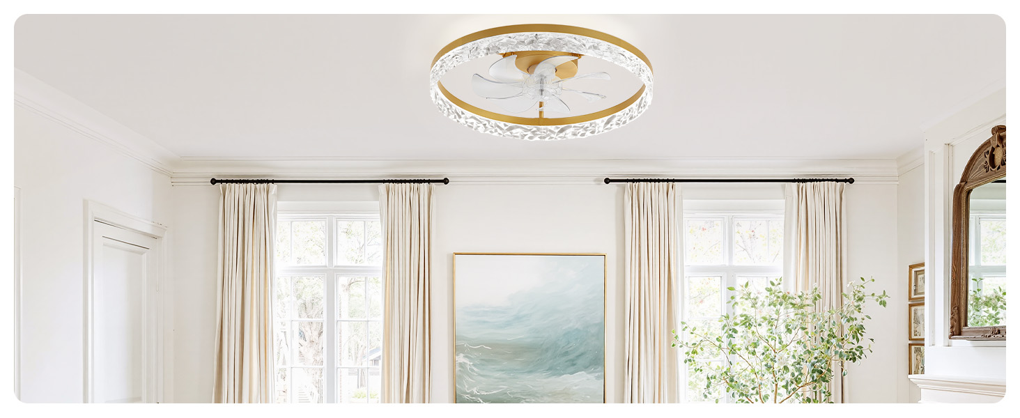 20 inch living room ceiling fan light