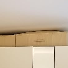 on the top of wardrobe