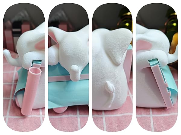 RhyNSky Sticky Note Holder Pop-up Note Dispenser with Pen Holder for Desk Accessories