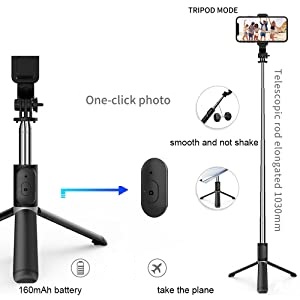 Extendable Selfie Stick Tripod