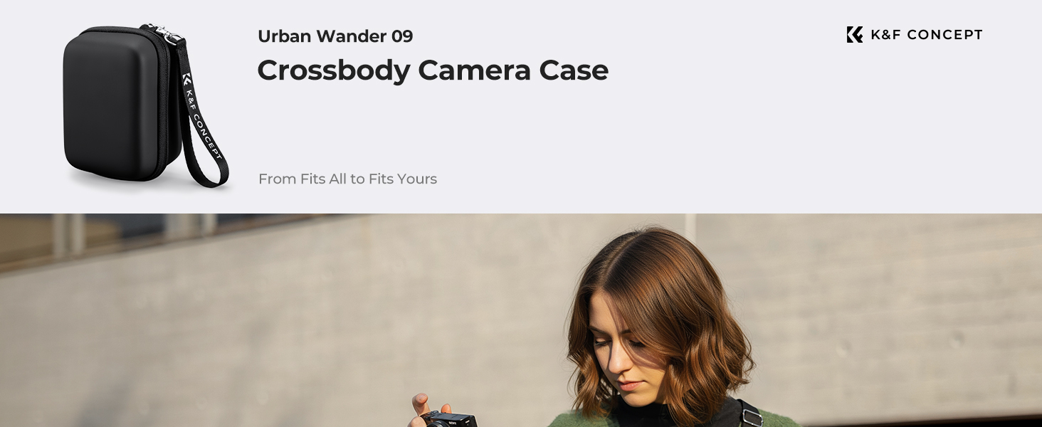 Crossbody camera case
