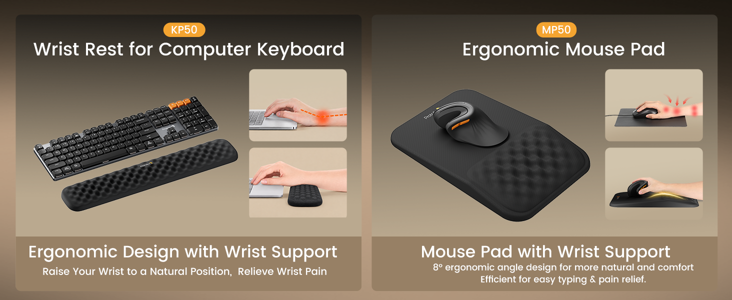 ergonomic mouse pad