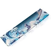 GUNMJO Acrylic Keyboard Wrist Rest, Ocean Wave, for TKL Computer Keyboard and Mechanical Keyboard...
