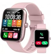 Smart Watch for Women Men with Bluetooth Call, Alexa Built-in Smartwatch, 1.83"DIY Dial Fitness W...