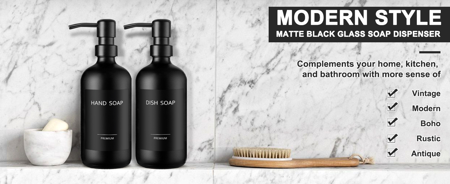 bathroom soap dispenser set