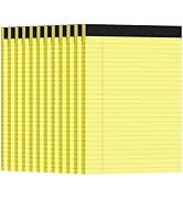 Ciphyfee 12pcs Legal Pads 8.5 x 11, Notepads 8.5 x 11 College Ruled Notebook, Writing Pads of Pap...