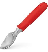 Rockland Guard Ice Cream Scoop with Chisel-Shaped Tip, Non-Slip Easy to Grip Handle, Solid Stainl...