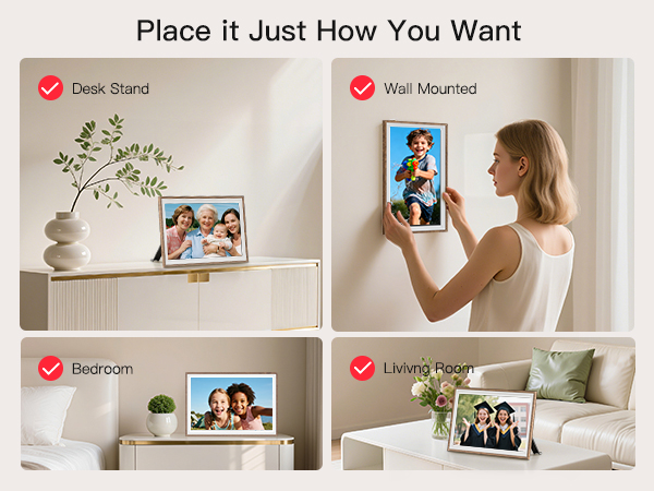 frameo digital frame wifi picture photo video share moment from phone