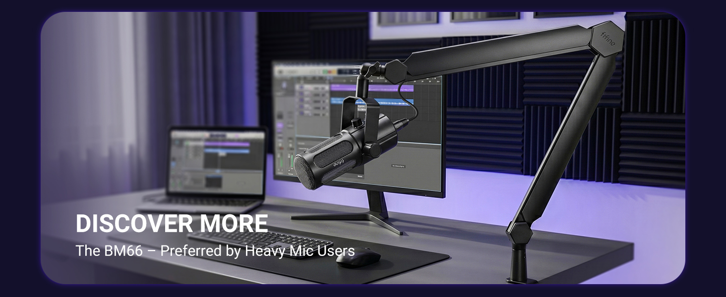 Heavy duty mic arm