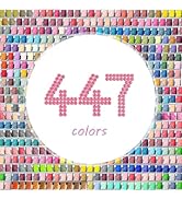 ZORETCO 447 Colors Diamond Art Painting Beads, 5D Diamond Painting Accessories, 223500 Pcs Round ...