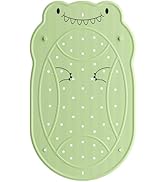 UNEEDE Dinosaur Kids Bathtub Mat - Extra Thick Rubber Shower Mat for Toddlers, 30"x18" Bath Mat w...