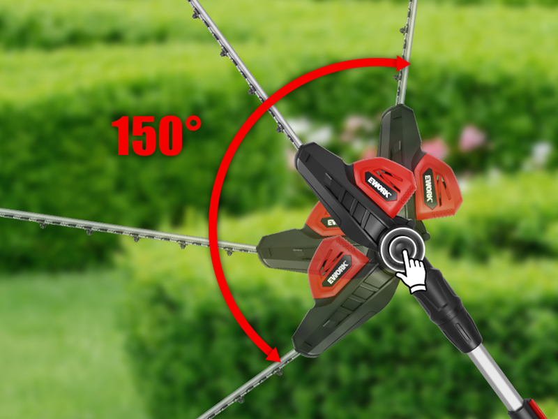 cordless hedge trimmer with battery and charger included