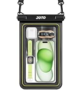 JOTO [IP68 Floatable Large Floating Waterproof Phone Pouch Up to 10", Underwater Phone Case Cellp...