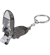 Silver Fashion Travel Keychain Finger Nail Clippers,Portable Nail Clippers for Thick Nails with F...