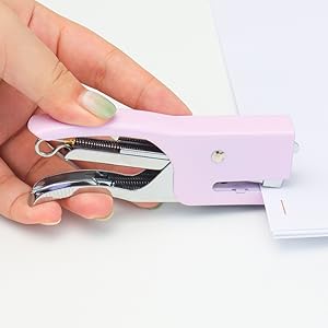 purple stapler