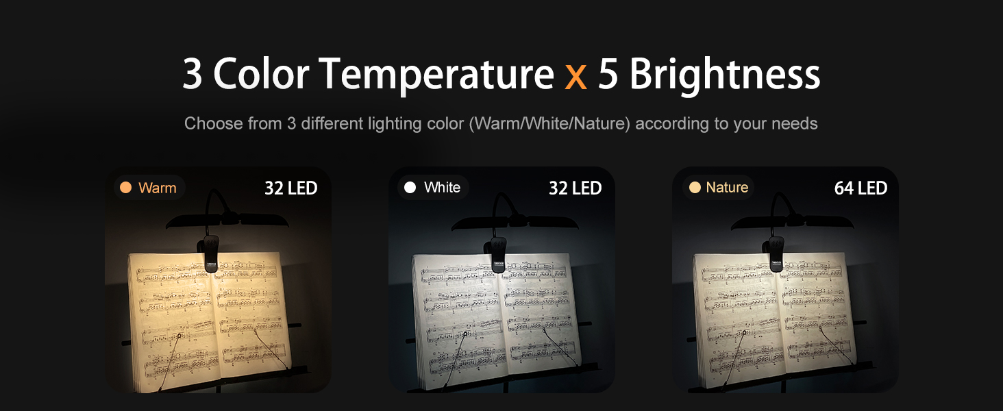 music stand lights