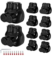 Joinfworld 2 Port Insulated Multi Tap Connector 2-14AWG Aluminum to Copper Wire Connectors Single...