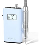 MelodySusie Portable Clip-On Nail Drill SC320H for Gel Removal & Nail Prep | 30000RPM, Cordless, ...