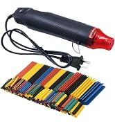 Mini Heat Gun + Heat Shrink Tubing Kit,300W 392°F Heat Gun for Shrink Tubing,Shrink Wrapping,Wire...