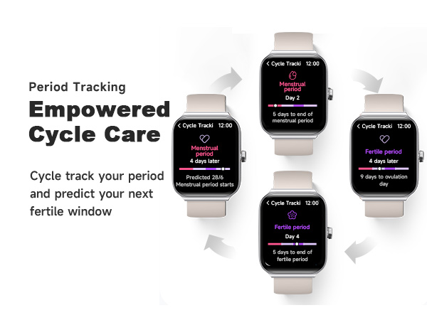 Smart Watches for Women Period Tracking