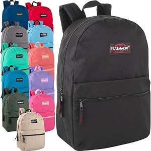 17 inch backpacks assorted colors bulk schoolbags bulk bookbags