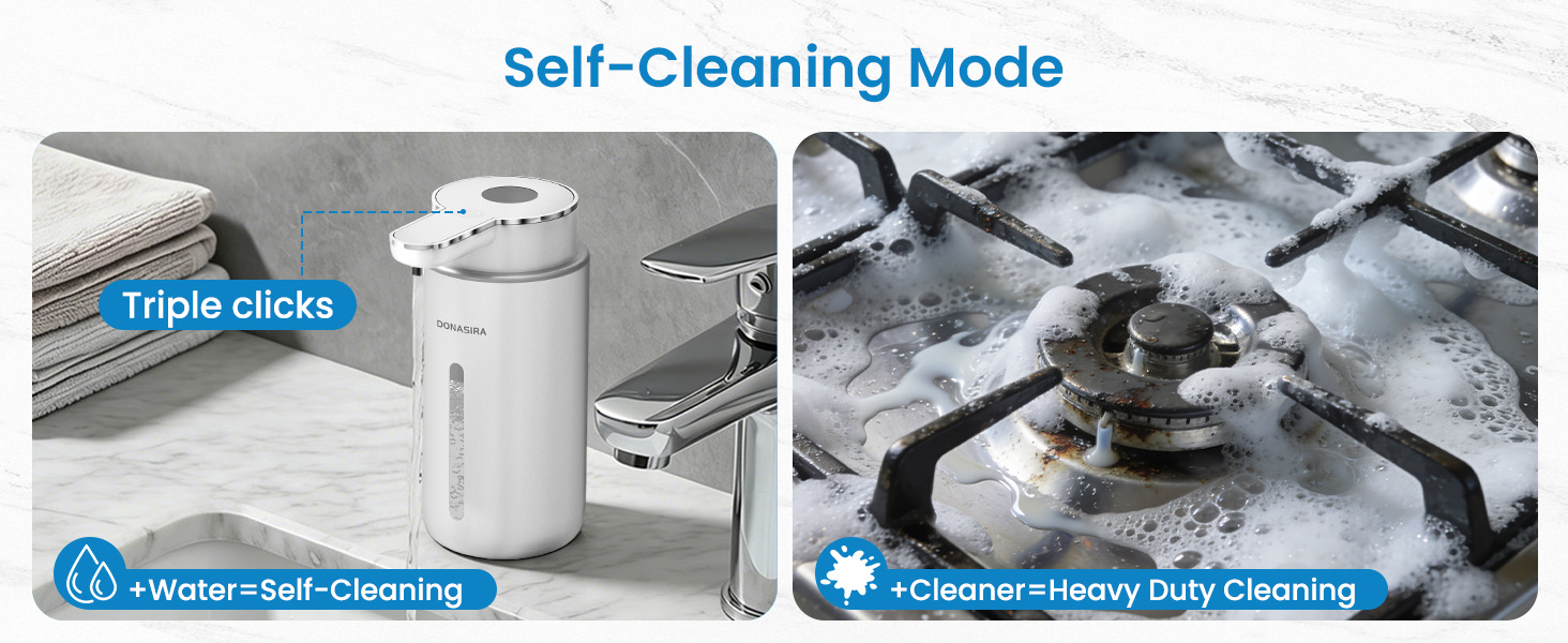 Rechargeable automatic foaming soap dispenser