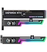 GSCOLER ARGB GPU Support Bracket with CPU & GPU Temp Display, Universal Graphics Card Support, Mu...