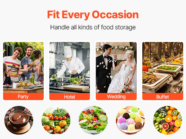 cold food buffet server