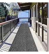 ZGR Runner Rug 2 ft x 6 ft Indoor/Outdoor Low Profile, Hallway, Kitchen, Patio, Deck Area, RV, En...