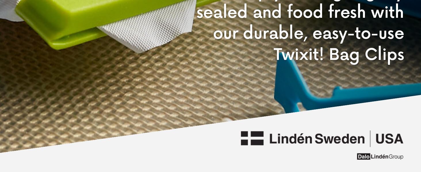 linden sweden twixit bag clips kitchen tool for sealing made in sweden food safe plastic material