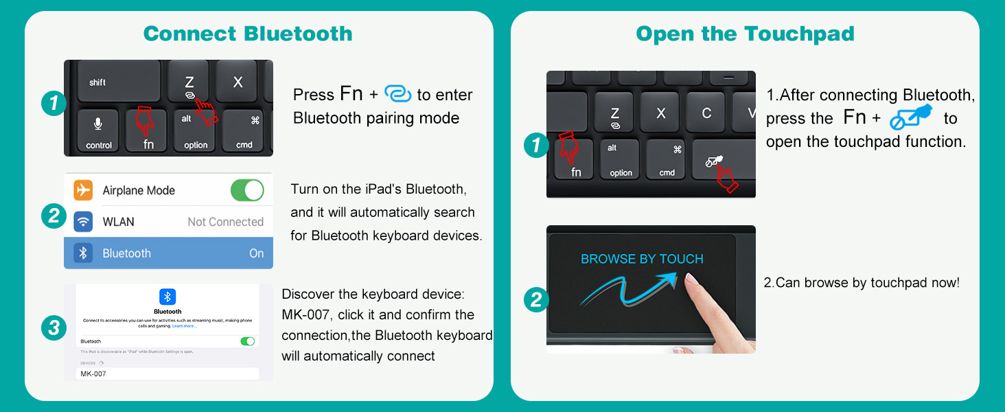 ipad pro m4 11 inch case with keyboard