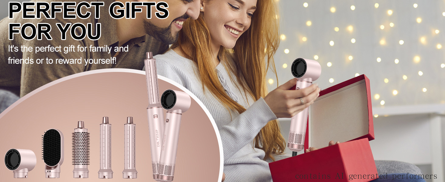 Dryhsip 5 in 1 Air Styler Wrap Curler