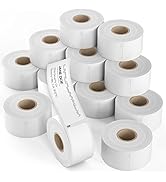 Dasher Products Address Labels Compatible with Dymo 30252 – 1-1/8'' x 3-1/2'', 12 rolls of 350 La...