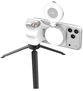 TELESIN Fun Shot Magnetic Phone Camera Grip + C03 Magnetic Selfie Light + Metal Tripod 3 IN1 Crea...