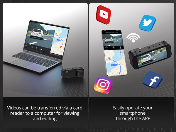 Kyltoor wifi dash cam