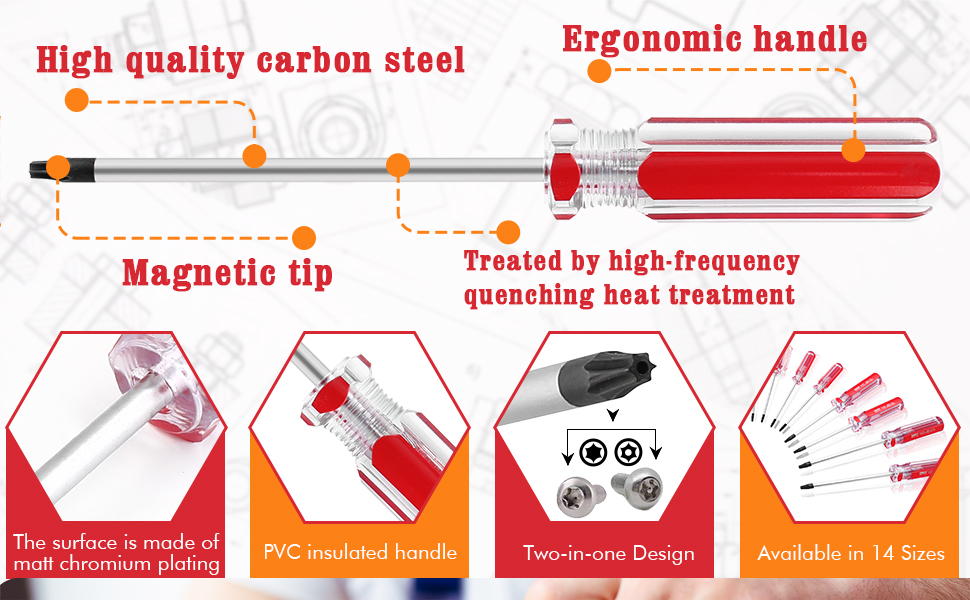 Bonsicoky Torx Security Screwdriver