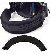 Black Headphone Protector Zipper Headband for Audio Technica ATH MSR7 M20 M30 M40 M40X M50X SX1,H...