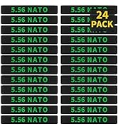 24 Pack Miaozhun 5.56 NATO Magazine Marking Bands 5.56 Magazine Caliber Identification